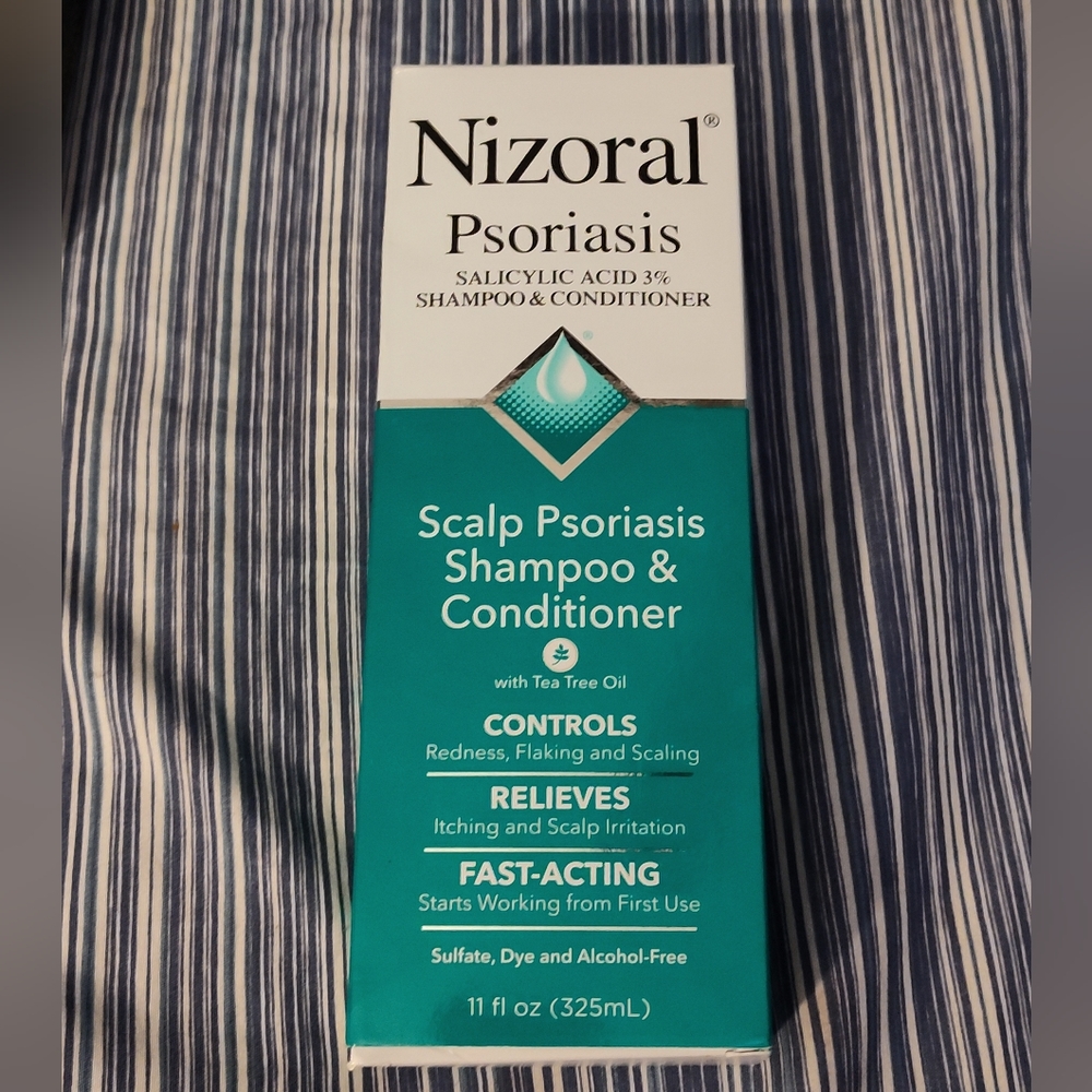 NWT! NIZORAL Psoriasis Shampoo and Conditioner 11oz